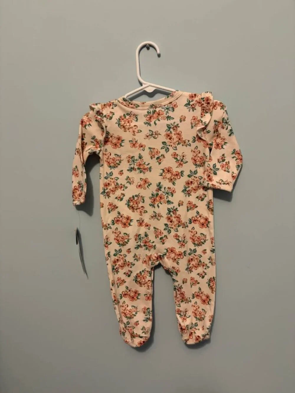 Nicole Miller Baby Girl (6-9 Months) Floral Romper NWT